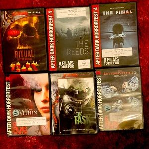 6 AFTERDARK HORRORFEST DVD'S